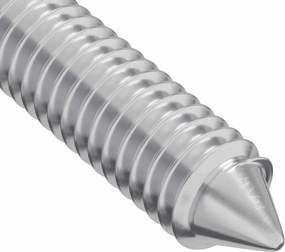 vidaXL Βίδα 2 pcs Ασημί M6 x 60 χιλ. Ατσάλι