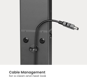 POWERTECH επιτραπέζια βάση τηλεόρασης PT-1445, 32-65", έως 40kg