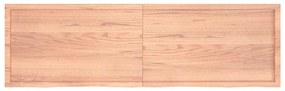 vidaXL Πάγκος Μπάνιου Αν. Καφέ 200x60x(2-4) εκ. Επεξεργ. Μασίφ Ξύλο