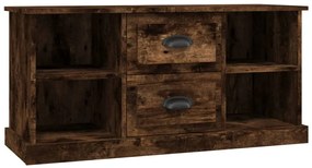 vidaXL Έπιπλο Τηλεόρασης Καπνιστή Δρυς 99,5x35,5x48 εκ. Επεξ. Ξύλο