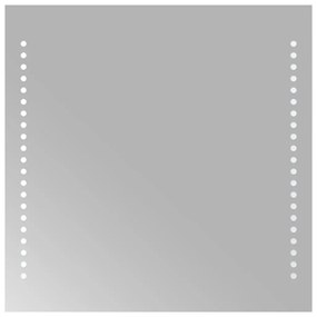 vidaXL Καθρέφτης Μπάνιου με LED 40x40 εκ.