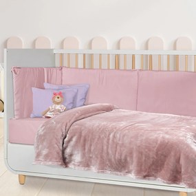 Κουβέρτα Fleece Αγκαλιάς (80x110) Das Home Velour 1346 Pink