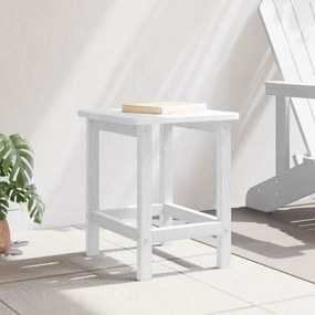 vidaXL Πλευρικό Τραπέζι Adirondack Λευκό 38x38x45 εκ. από HDPE