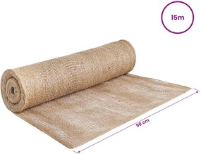 vidaXL Ρολό από Τζute 50 x 1500 εκ