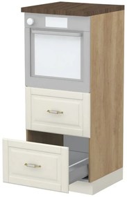 Επιδαπέδιο ντουλάπι φούρνου ψηλό Toscana K14-60-2MB-Δρυς - 60.00Χ60.00Χ148.00cm