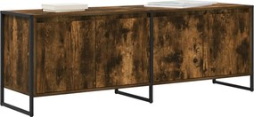 VidaXL Ντουλάπι TV 140 x 36 x 49.5 εκ Καπνιστό Δρύς Επεξεργασμένο Ξύλο