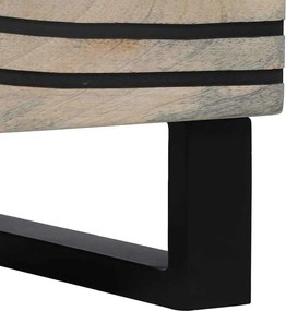 vidaXL Ντουλάπες &amp; ράφια αποθήκευσης μέσων Λευκό και Μαύρο