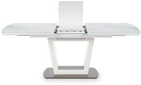 BLANCO extension table, color: white marble - white DIOMMI V-CH-BLANCO-ST