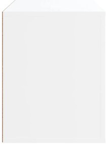 vidaXL Παπουτσοθήκη Λευκή 80 x 35 x 45 εκ. από Επεξεργασμένο Ξύλο