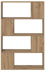 vidaXL Κέντρο ψυχαγωγίας Καφέ 80 x 24 x 124 εκ Επεξεργασμένο ξύλο