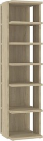 vidaXL Παπουτσοθήκες 2 τεμ. Sonoma Δρυς 27,5x27x102 εκ.
