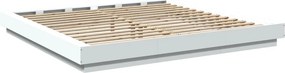 vidaXL Πλαίσιο Κρεβατιού Λευκό 200 x 200 εκ. από Επεξεργασμένο Ξύλο