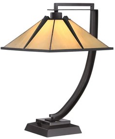 Επιτραπέζιο Φωτιστικό 1xE27 Μπρονζέ Tiffany Pomeroy QZ-POMEROY-TL Elstead Lighting-QZ-POMEROY-TL-Μπρονζέ QZ-POMEROY-TL