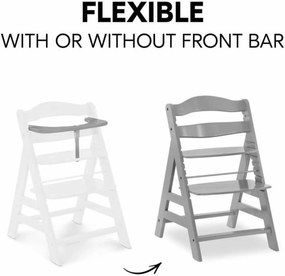 Καρεκλακι φαγητου μωρου Hauck Γκρι