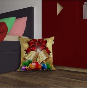 Stewehome Μαξιλαροθήκη με 3D ψηφιακή εκτύπωση και σχέδιο Πρωτοχρονιάς Πολύχρωμο