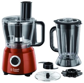 Russell Hobbs Desire 24730-56 Πολυμίξερ, 600W με Κάδο, 2.5lt και, Κανάτα, Μπλέντερ, Κόκκινο