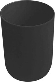 Θήκες οδοντόβουρτσας πλαστικές σε σετ 5Χ - Black - 21789