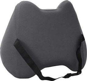vidaXL Μαξιλάρι πλάτης Γκρι Αφρός Μνήμης 40 x 32 x 14 εκ