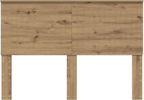 vidaXL Κεφαλάρι με κεφαλάρι Artisan Oak 140 cm Επεξεργασμένο ξύλο