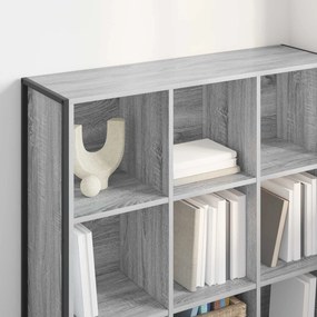 vidaXL Βιβλιοθήκη Γκρίζο Σονομα 99.5 x 30 x 108.5 εκ