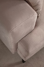 Τριθέσιος Καναπές Μπεζ ASTANA 234x100x78