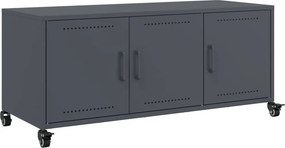 vidaXL Έπιπλο Τηλεόρασης Ανθρακί 100,5x39x43,5εκ. Ατσάλι