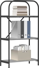 vidaXL Ράφι Βιβλίων 3 επιπέδων 60 x 30 x 109 εκ Επεξεργασμένο ξύλο