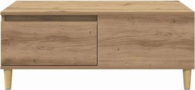 vidaXL Τραπεζάκι σαλονιού Artisan Oak 90 x 50 x 35 cm