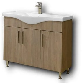 Πάγκος SIENA HARMONY NEW 100 3BSI100HN0 96x34x83cm, Νιπτήρας 100x46cm  3BSI100HN0