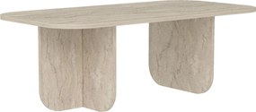 Coffee Table Becaj - Travertine Travertine
