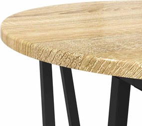 vidaXL Σετ βοηθητικά τραπεζάκια 2 pcs Σονομα δρυς και Μαύρο