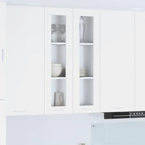 vidaXL Κρεμαστό ντουλάπι Λευκό 60 x 31 x 100 εκ. Επεξεργασμένο ξύλο