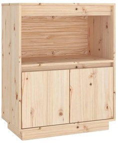 vidaXL Ντουλάπι 60 x 34 x 75 εκ. από Μασίφ Ξύλο Πεύκου