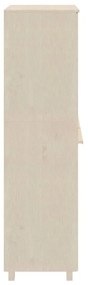 vidaXL Ντουλάπα HAMAR Καφέ Μελί 89 x 50 x 180 εκ. Μασίφ Ξύλο Πεύκου