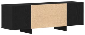 vidaXL Ντουλάπα τηλεόρασης Μαύρο Δρυς 120x30x40,5 εκ. Ξύλο επεξεργασμένο