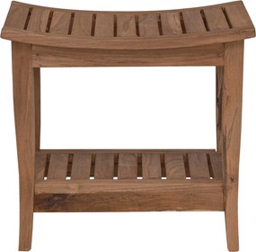 vidaXL Τραπέζι Πλευρικής Μπανιέρας Φυσικό 50 x 35 x 45 cm