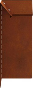 vidaXL Φράκτης σαλιγκαριών 4 pcs Σκ rusty 10 x 10 x 25 εκ