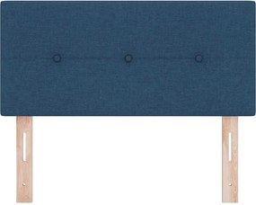 vidaXL LED κεφαλάρι με φώτα λωρίδας LED Μπλε 80 cm Πολυεστέρας