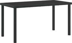 vidaXL Σέτ φαγητού για κήπο 5 pcs Μπεζ συνθετικό ρατάν