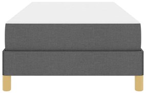 vidaXL Κρεβάτι με ελατήρια Σκούρο γκρι και Καφέ 80 x 200 cm