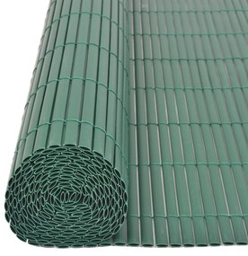 vidaXL Κήπος Φράκτης Διπλής Όψης Πράσινο 1,5x3 μ PVC