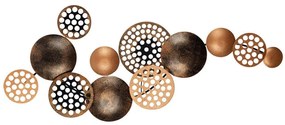 Διακοσμητικό Τοίχου Bronte 279ENZ1834 90x8x42cm Multi-Bronze Wallity Metal