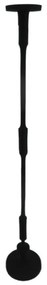 Κηροπήγιο Αλουμινίου Line 019153 D13xH89cm Black Aluminium