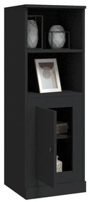 Ντουλάπι Μαύρο 36x35,5x103,5 εκ. από Επεξεργασμένο Ξύλο - Μαύρο