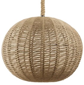 01593 GloboStar® GLOBOSTAR® MANDALA 01593 Vintage Κρεμαστό Φωτιστικό Οροφής με Ντουί 1 x E27 AC 220-240V IP20 - Μπεζ - Μ60 x Π60 x Υ45cm