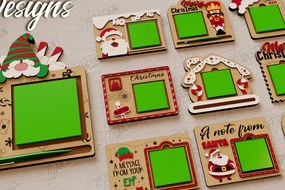 Intra απο ξύλο plywood 3mm-4mm πάχος για χριστουγεννιάτικα σημειωματάρια | CNC Δίασταση 15x15 cm INTRAFABR-109844726