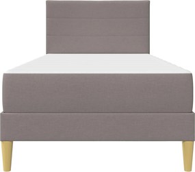 vidaXL Σκελετός Κρεβατιού Taupe 80 x 200 cm Πολυεστέρας
