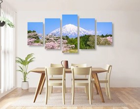 Εικόνα 5 μερών ηφαίστειο Fuji