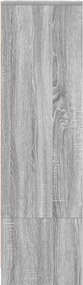 vidaXL Ντουλάπι Γκρι Sonoma 29,5x34x119,5 εκ. Επεξεργασμένο Ξύλο
