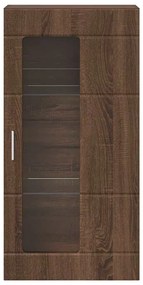 vidaXL Ντουλάπα τοίχου Καφέ δρυς 55 x 29 x 100 εκ Επεξεργασμένο ξύλο